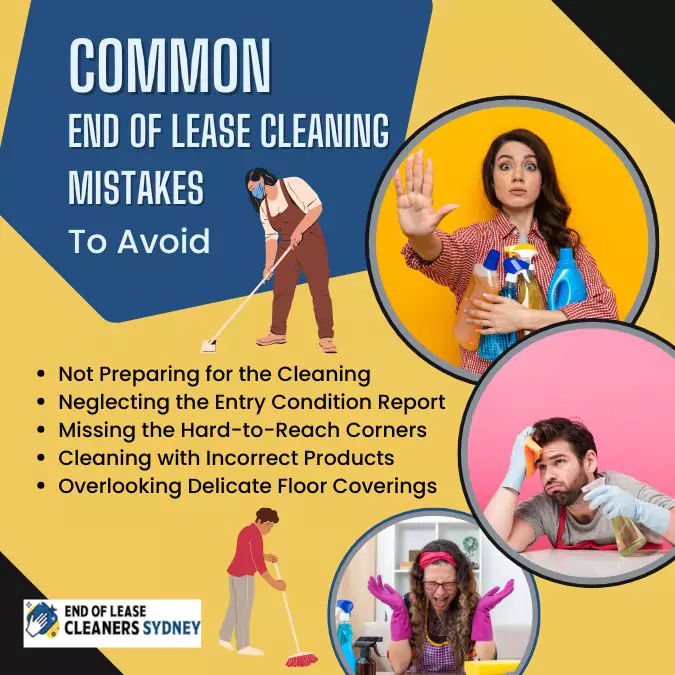 end of lease cleaning mistakes to avoid