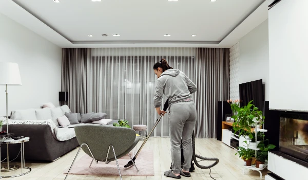 Clean the Living Areas and Bedrooms Properly