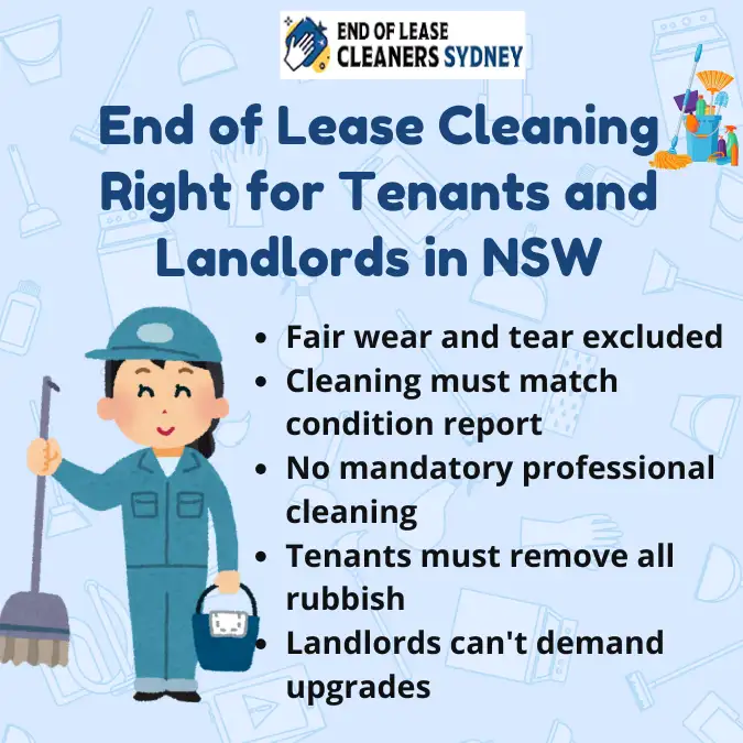 End of Lease Cleaning Right for Tenants and Landlords in NSW