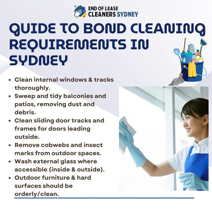 Guide to bond cleaning requirements in Sydney