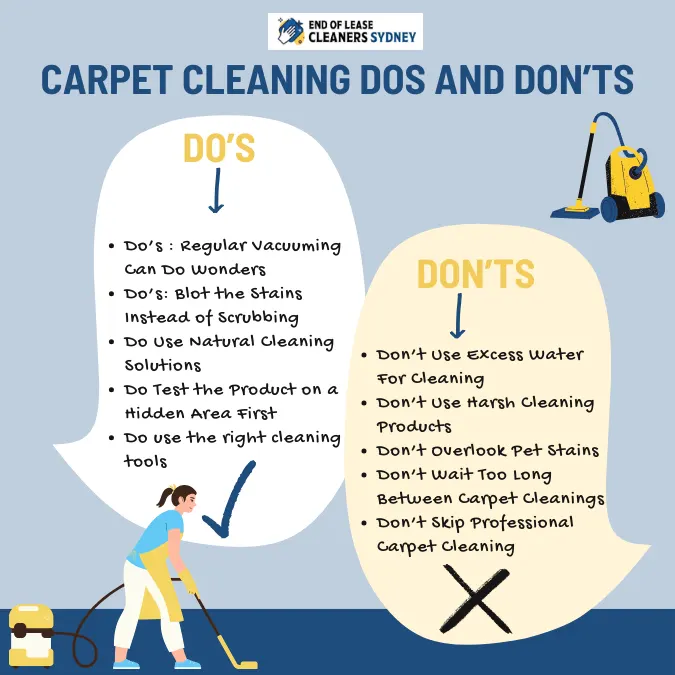 Carpet Cleaning Dos and Don’ts