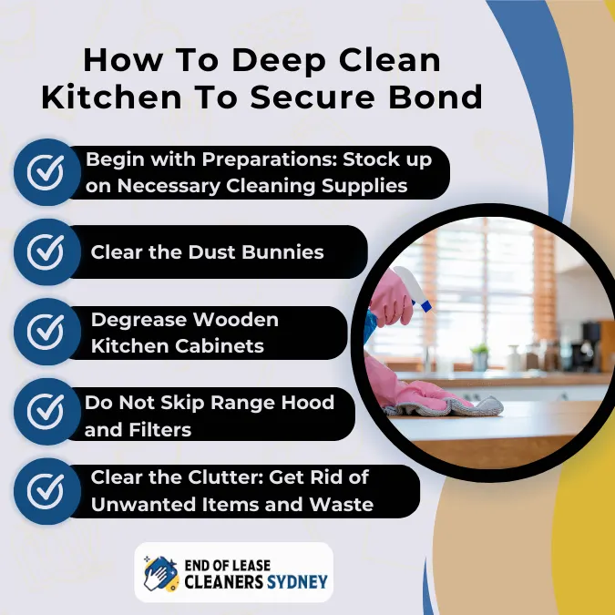 How to Deep Clean Kitchen to Secure Bond