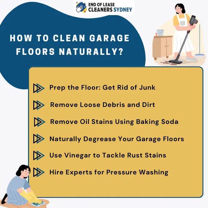 How to Clean Garage Floors Naturally