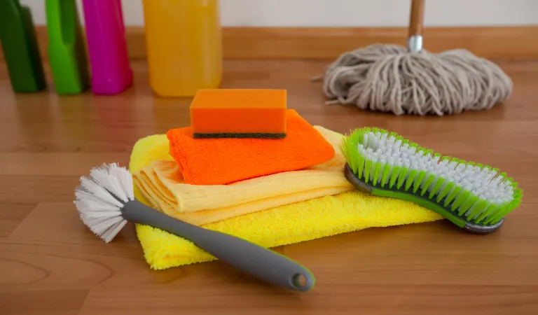 Various cleaning equipment